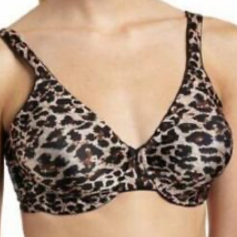 New without tags NWOT Lilyette leopard bra